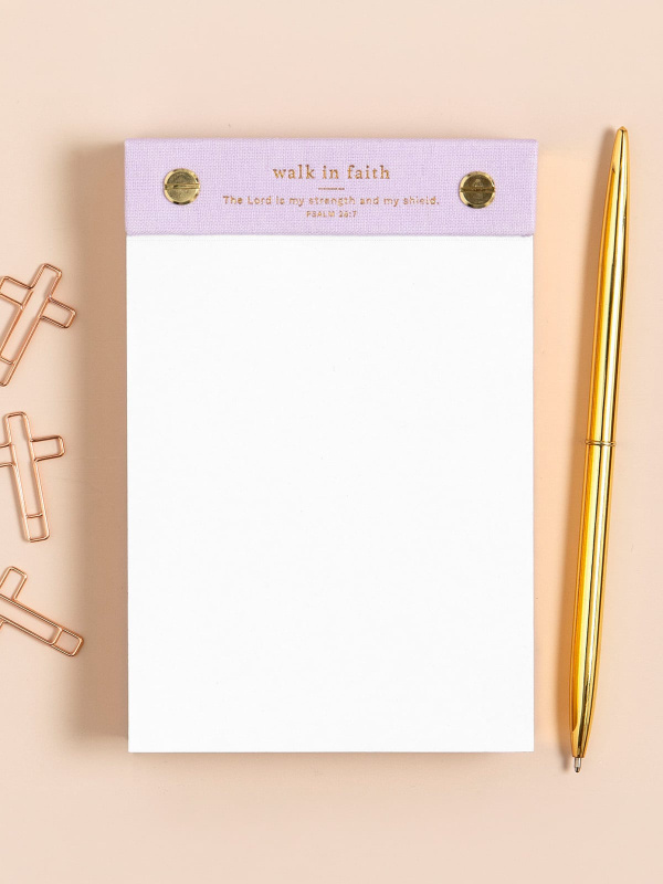 Walk In Faith Desktop Notepad, 1 of 3