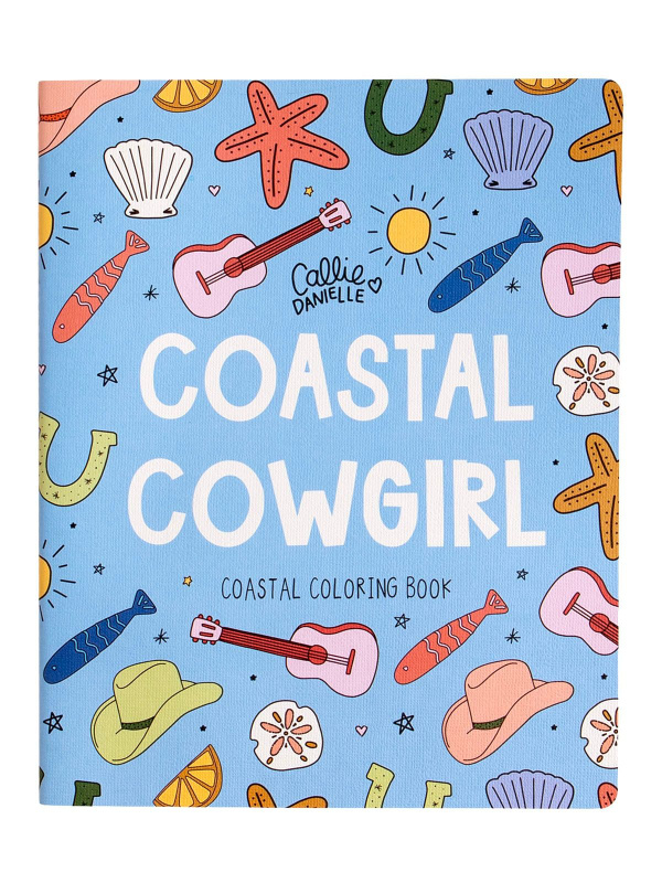 Coastal Cowgirl Beach & Western-Inspired Coloring Book, 1 of 5