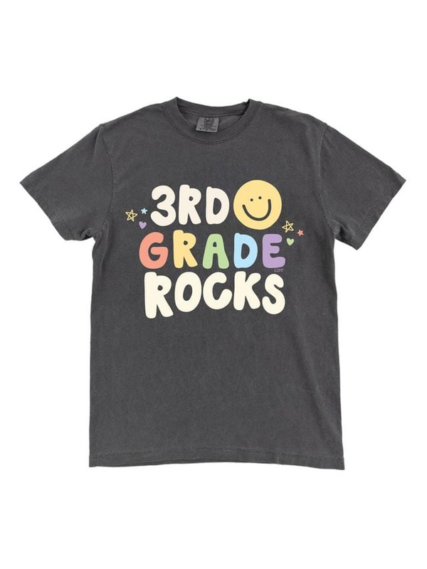 3rd Grade Rocks Tee - Pepper, 4 of 4
