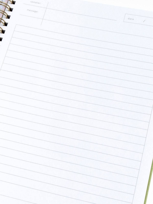 Blush Pink Bible Study Spiral Notebook, 5 of 11