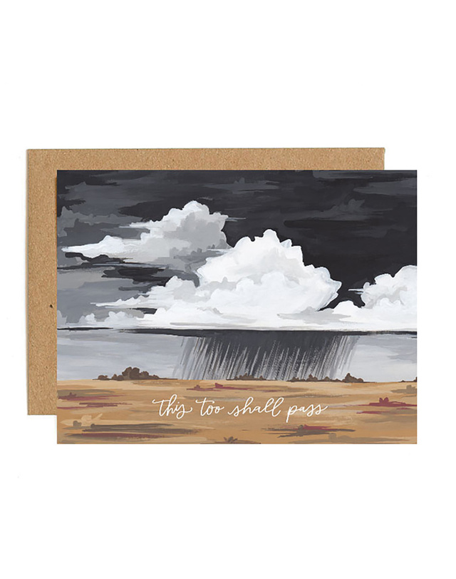 Storm Sympathy Greeting Card, 1 of 1