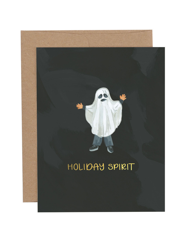 Holiday Spirit Halloween Greeting Card, 1 of 1