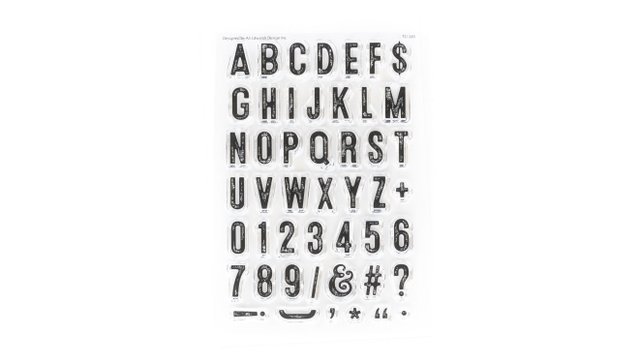 Stamp Set : 4×6 Travel Alphabet, 1 of 2