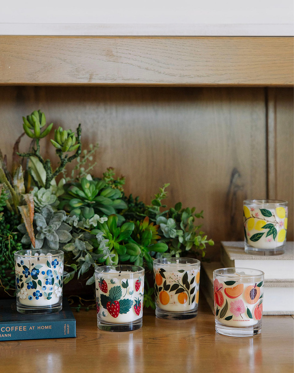 Strawberry Patch Scented Soy Hand-Poured Candle, 7 of 8
