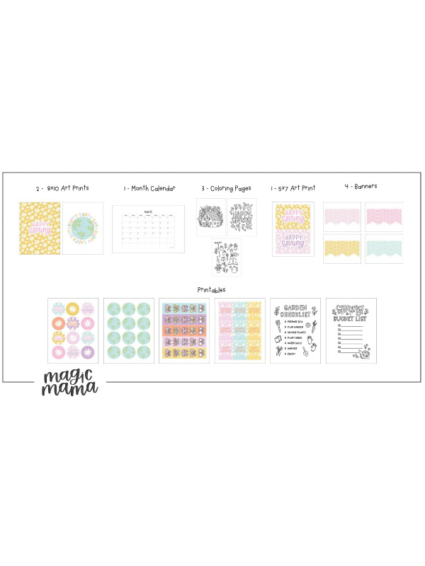 Spring Bucket List Digital Bundle, 2 of 2