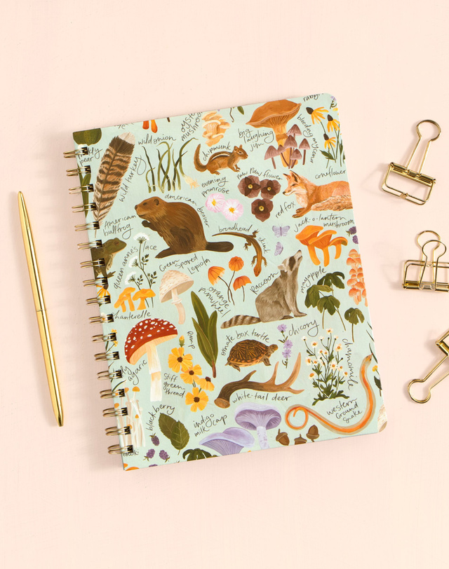 Flora & Fauna Spiral Notebook, 1 of 4