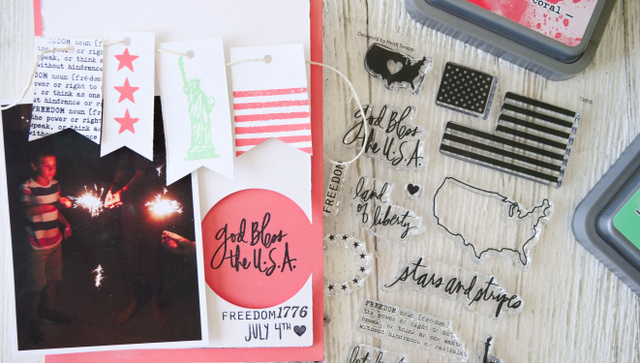 Stamp Set : 4×6 4th of July, 3 of 3