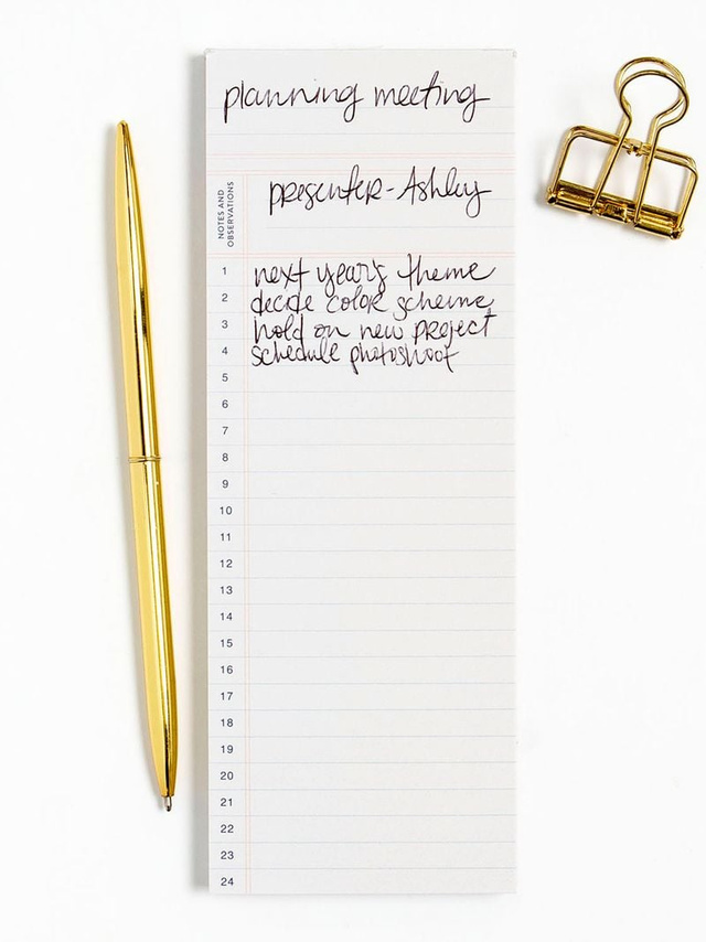 Notepad - 3×8 List , 3 of 5