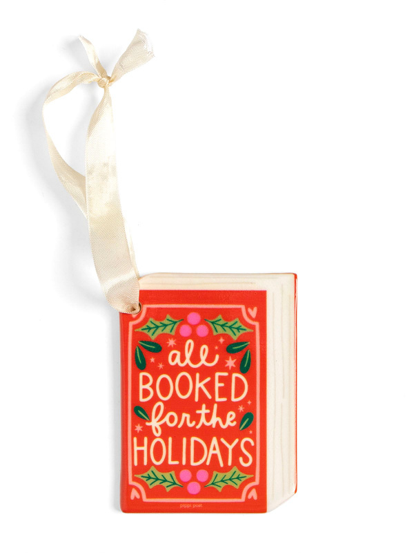 All Booked for the Holidays Christmas Book Ornament, 4 of 4