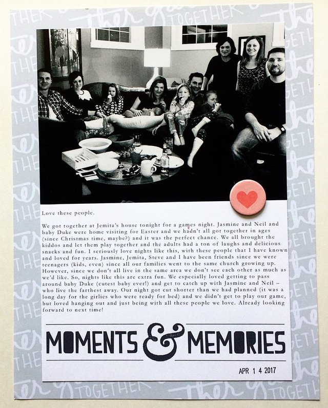 Moments & Memories, 1 of 2
