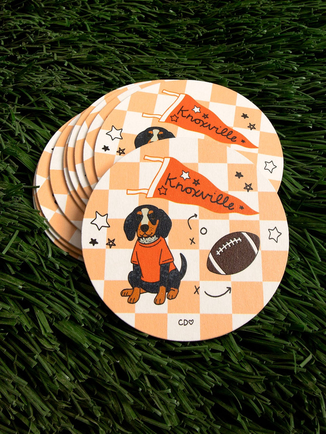 Knoxville Football Game Day Paper Coasters - Set of 10, 1 of 3