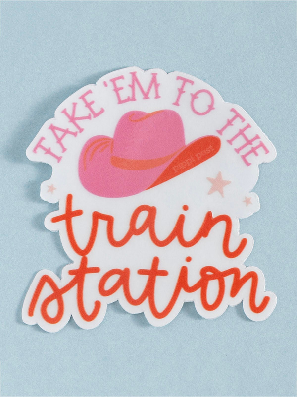 Take 'Em To The Train Station Decal Sticker, 2 of 3