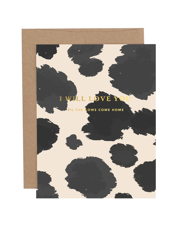 Love 'Til The Cows Come Home Anniversary Greeting Card, 5 of 5
