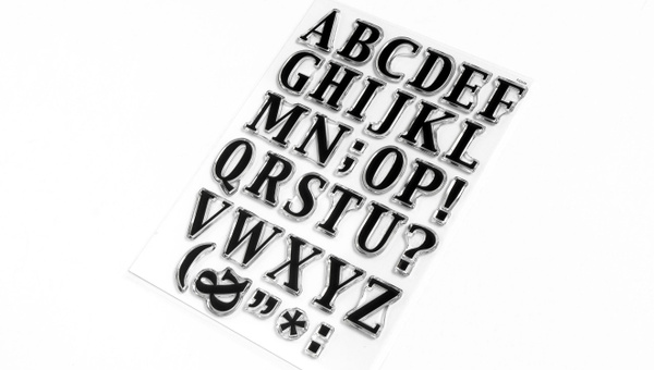 Alphas Are Awesome #21 6×8 Stamp Set, 2 of 2