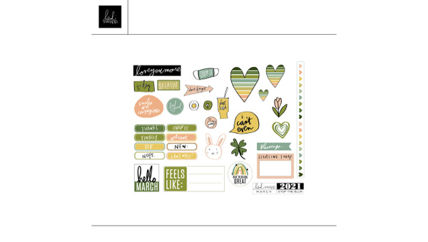 Stop The Blur March 2021 Digital Printable, 1 of 1