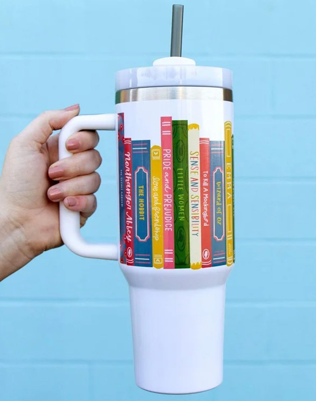 Books 40oz Tumbler - Pippi Post