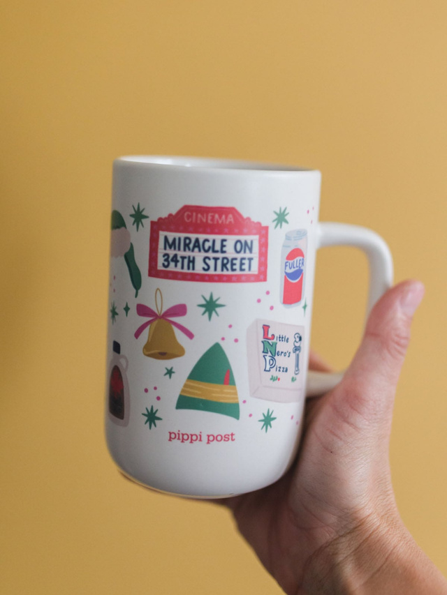 Classic Christmas Movie Favorites Tall Ceramic Coffee Mug, 3 of 4