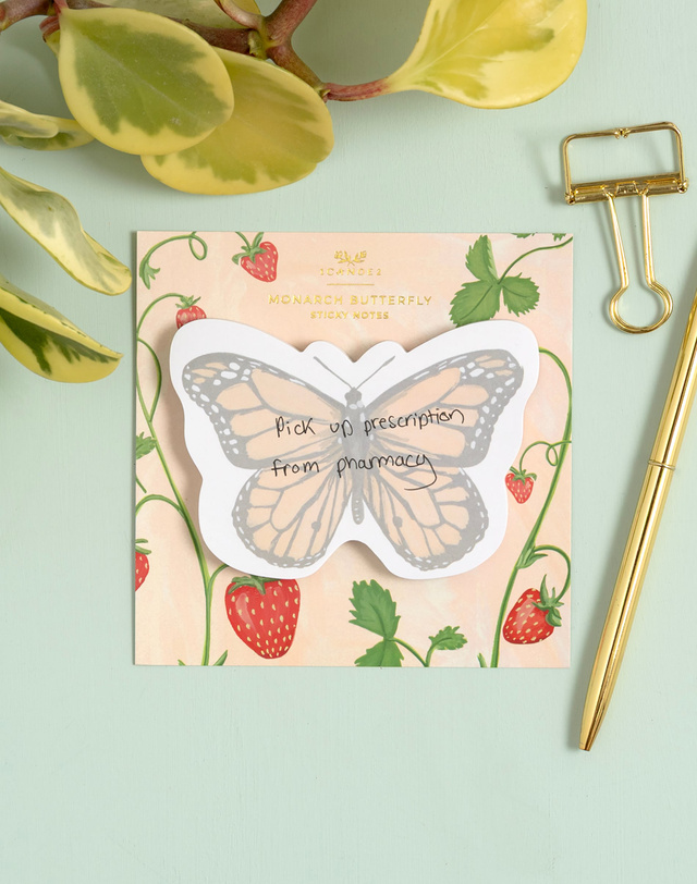Monarch Butterfly Sticky Notes, 2 of 3