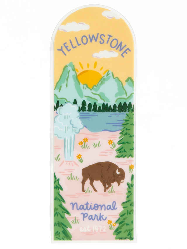 Yellowstone National Park Transparent Bookmark, 3 of 3