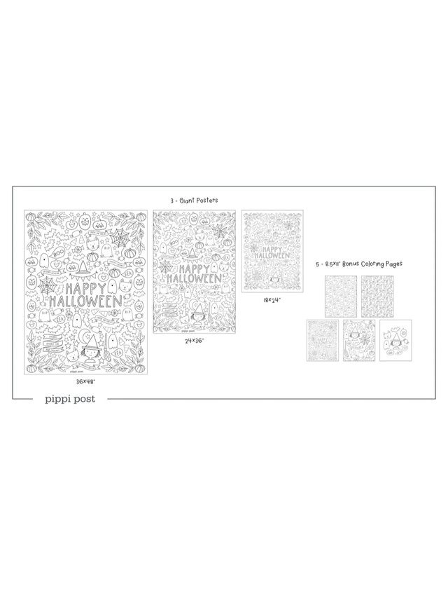 Halloween Digital Coloring Pack + Engineer Prints	, 4 of 4