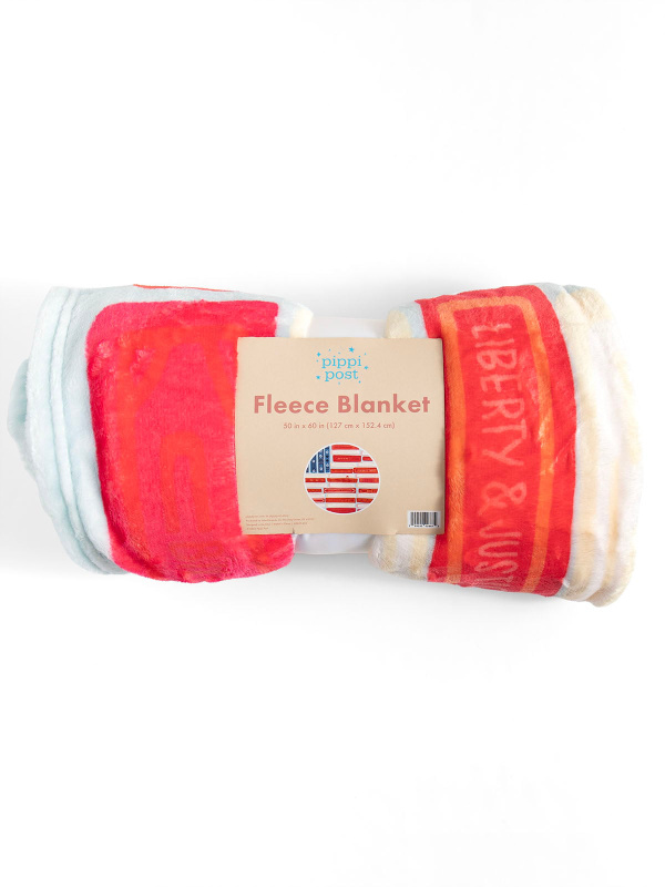USA American Flag Books Fleece Throw Blanket, 5 of 8