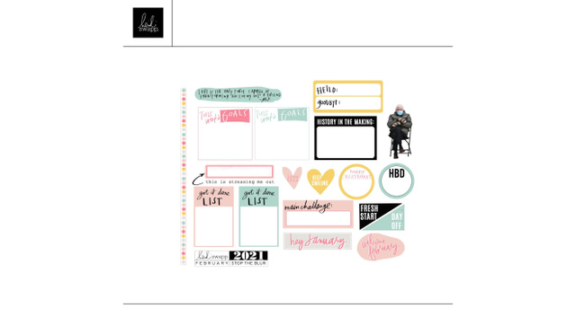Stop The Blur February 2021 Digital Printable, 1 of 1