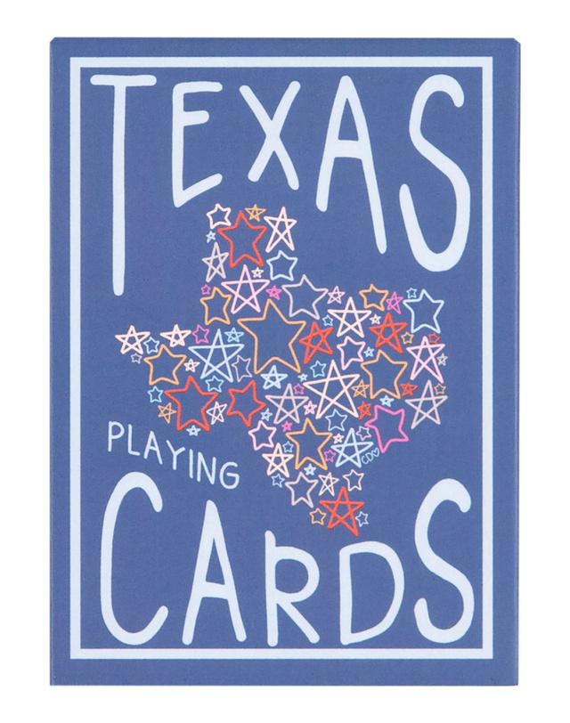 Texas Western Stars Deck of Playing Cards, 1 of 3