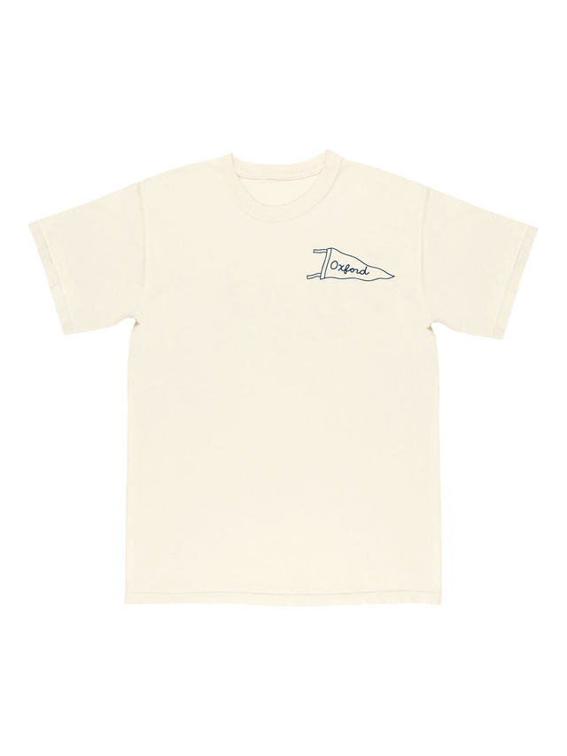 Oxford Football Game Day Tee - Ivory, 5 of 5