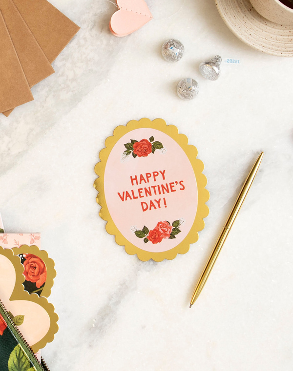 Valentine's Locket Specialty Greeting Card, 2 of 3