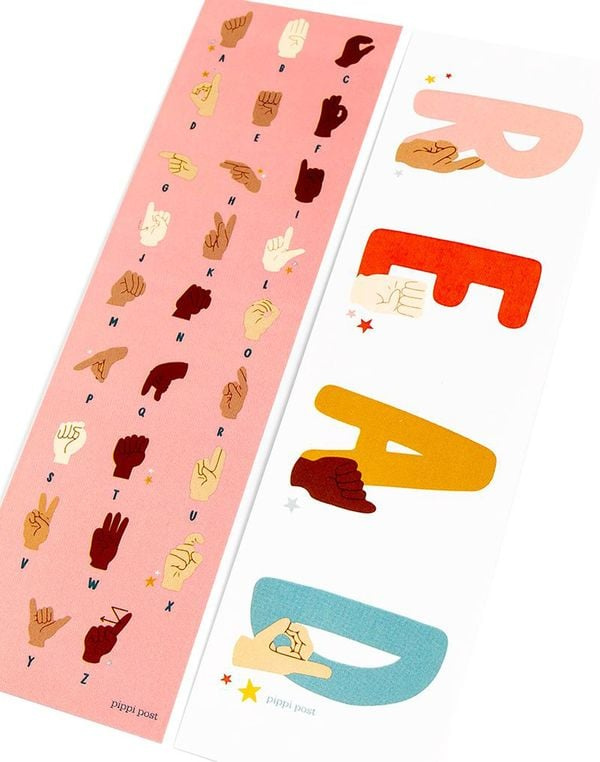 Sign Language Bookmark Set, 2 of 6
