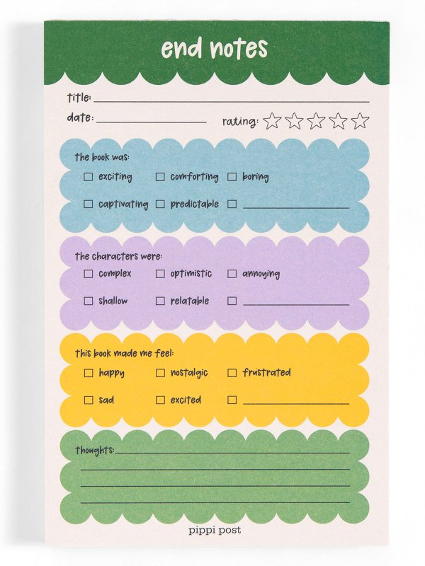 End Notes Book Reflection & Review 4×6 Notepad, 4 of 4