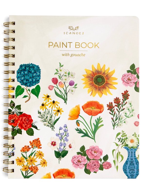 Florals Learn-To-Paint Gouache Paint Book, 5 of 8
