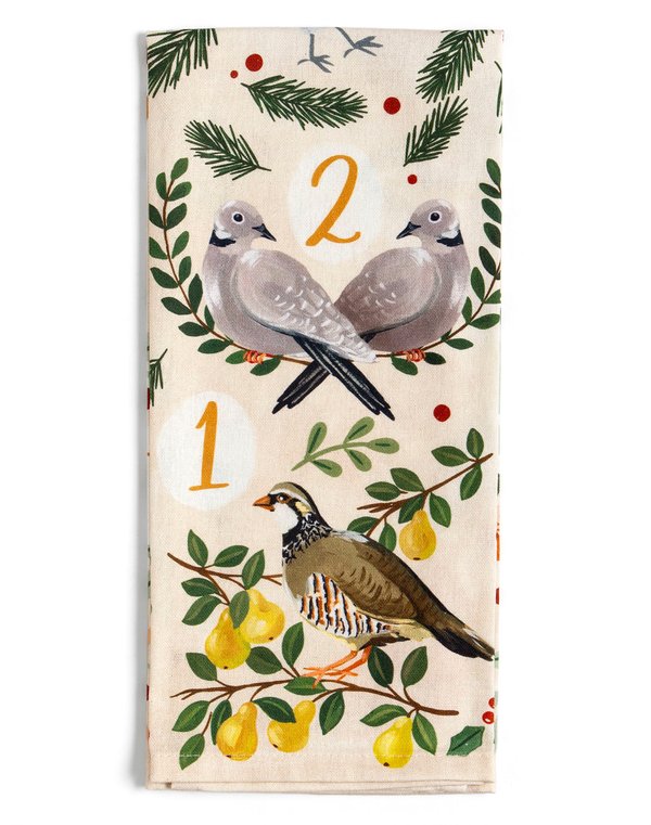 12 Days Of Christmas Kitchen Towel, 4 of 5