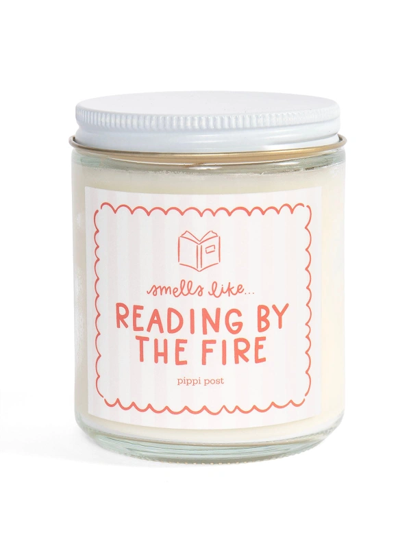 Reading by the Fire Scented Soy Hand-Poured Candle, 1 of 1