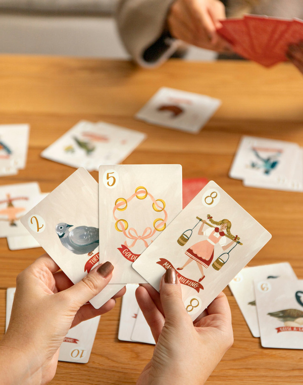 12 Days Of Christmas Go Fish Card Game, 4 of 7