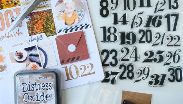Stamp Set : 6×8 Countdown Numbers, 5 of 6
