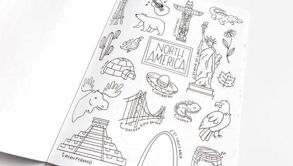 Wonderful World Coloring Book, 6 of 7