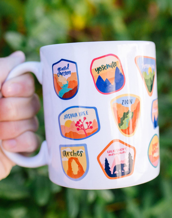 National Parks Medium Ceramic Mug, 2 of 3
