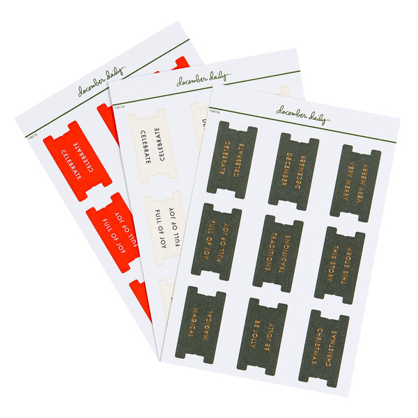 December Daily® 2025 Tab Sticker Bundle, 1 of 2