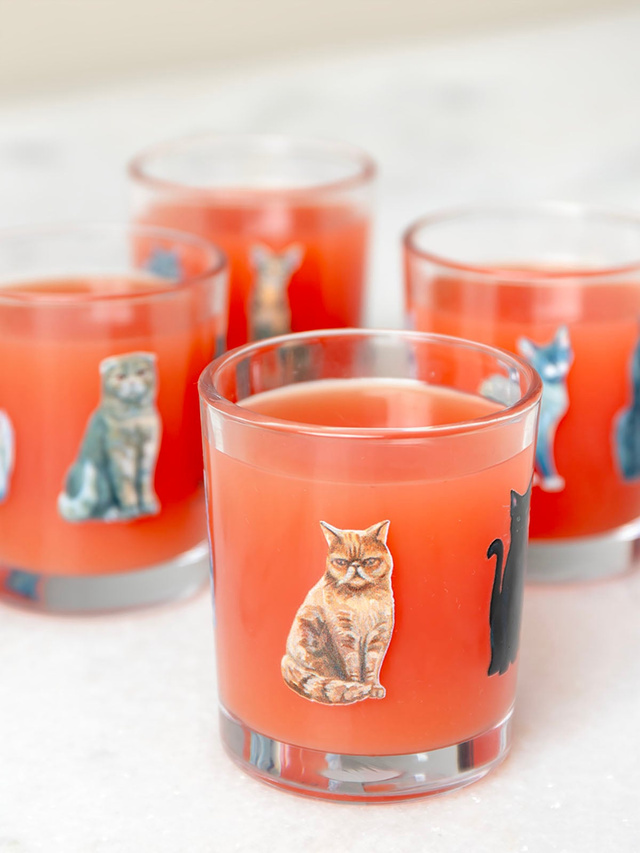 Feline Friends Cats 7.5oz Short Juice Glass Set, 2 of 3