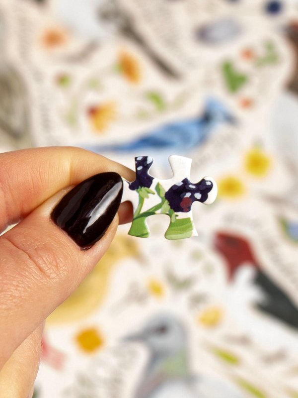 Feathered Friends - 1,000 Piece Birds & Botanicals Jigsaw Puzzle, 3 of 5