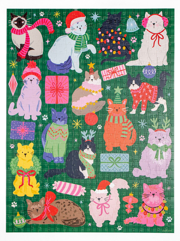 Christmas Cats - 500 Piece Jigsaw Puzzle, 7 of 7