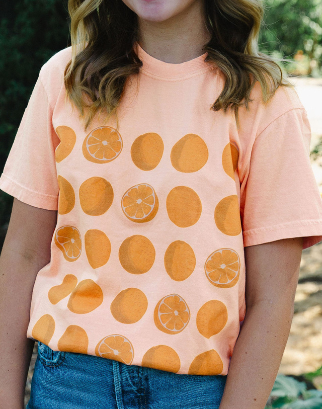 Orange Orchard Tee - Peachy Pink, 3 of 4