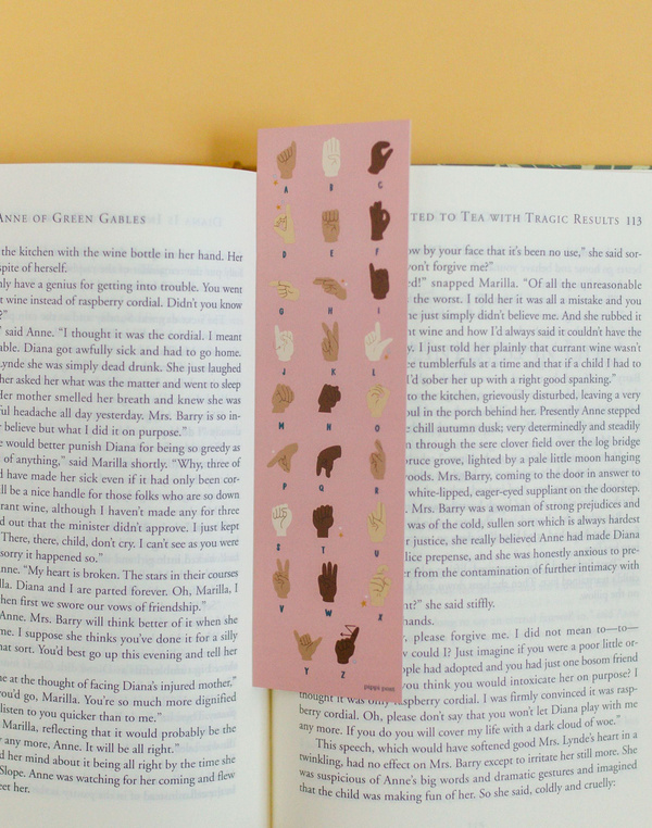 Sign Language Bookmark Set, 4 of 6