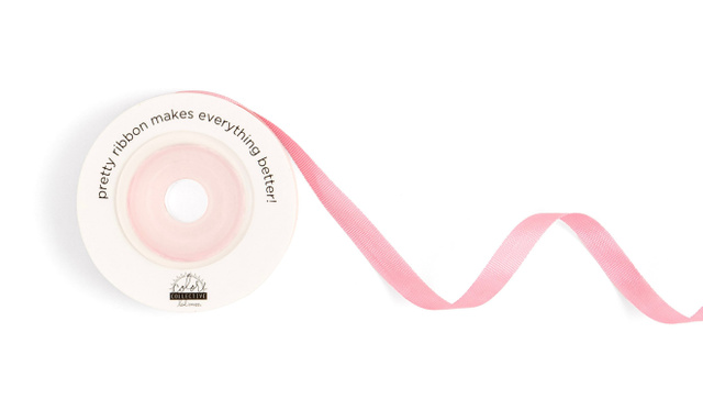 Color Collective 1/4" Ribbon - Bubblegum, 1 of 1