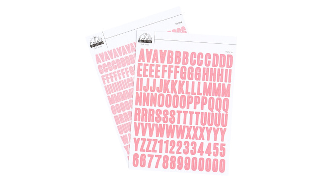 Color Collective 5×7 Cardstock Alphabet Sticker - Sorbet, 1 of 1