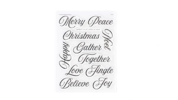 Merry Christmas 6×8 Stamp Set, 1 of 4