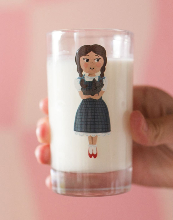 Wizard of Oz Dorothy Mini Juice Glass, 1 of 3