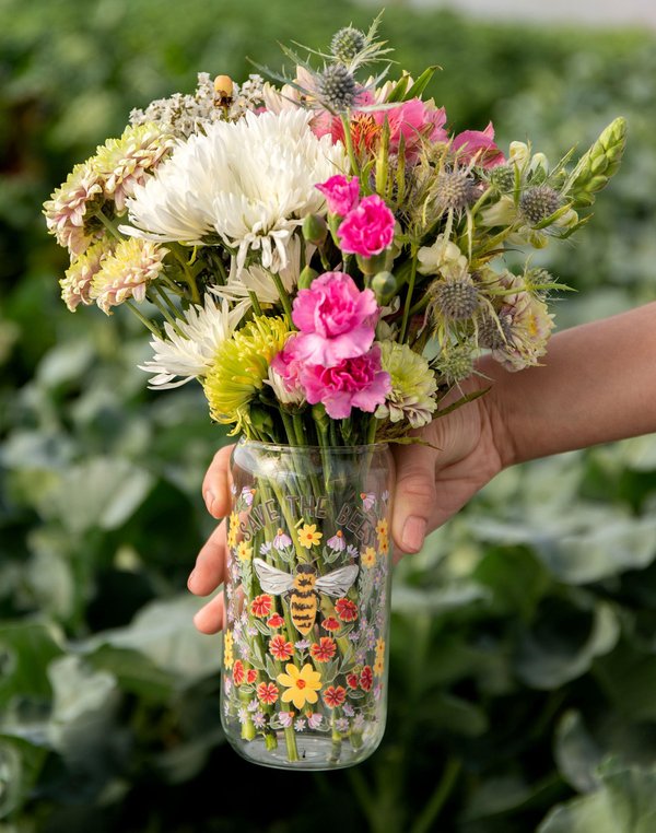 Save the Bees 16oz Glass Can, 2 of 6