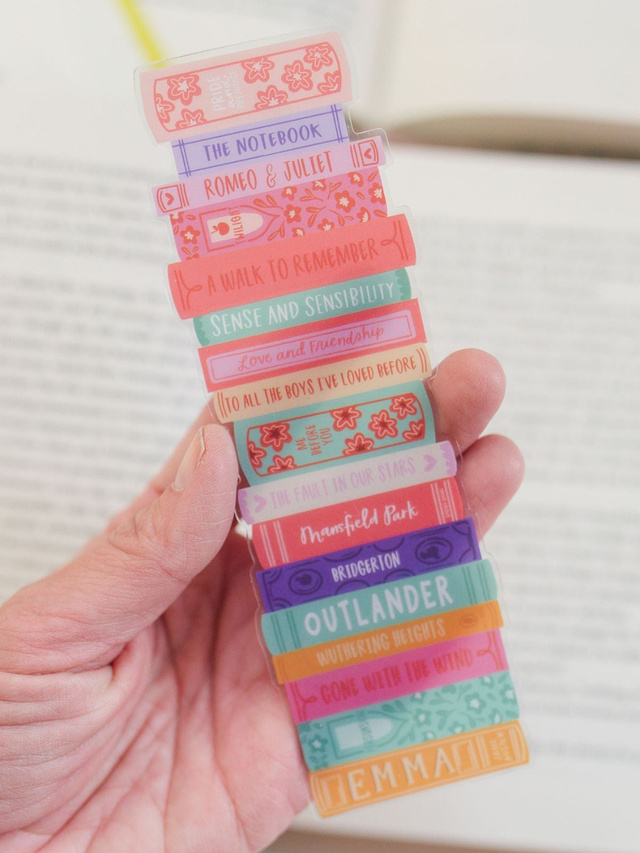 Romance Novels Transparent Bookmark, 2 of 4